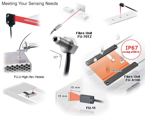 keyence fibre sensor FU