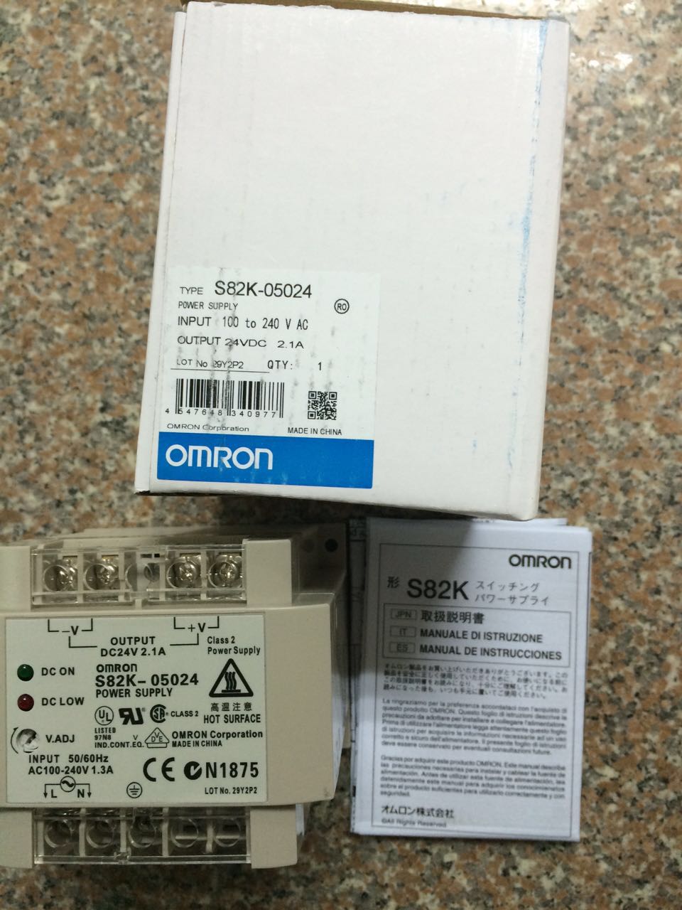 omron power supply S82K-05024